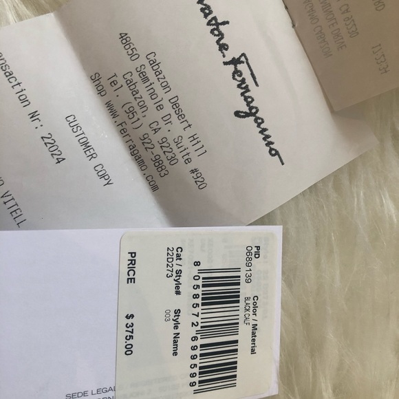 πSalvatore Ferragamo Blk Calf Leather Wallet BNIB - Picture 5 of 7